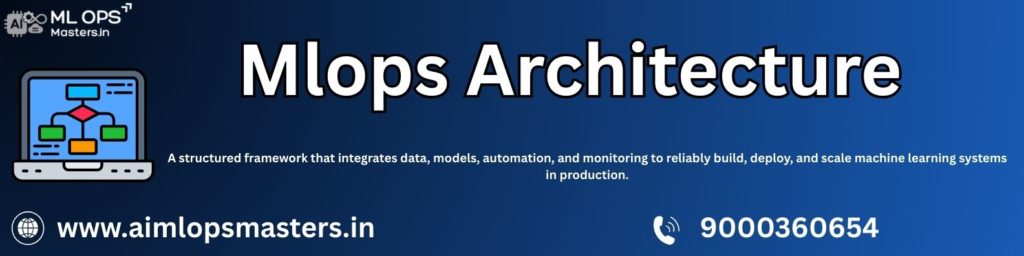 mlops architecture