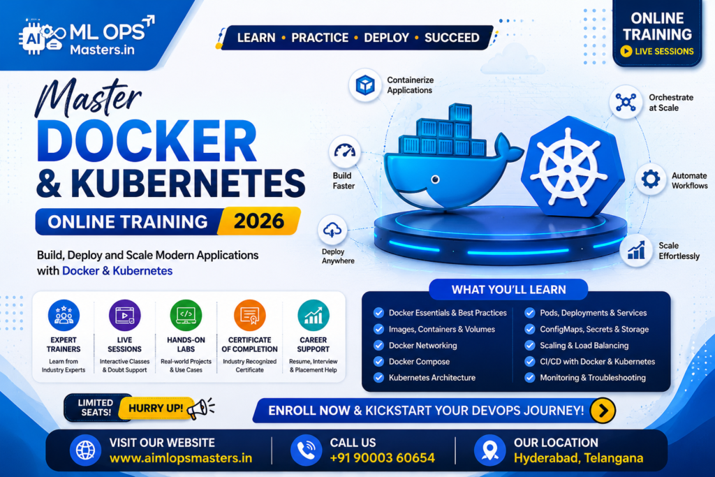 Master Docker & Kubernetes online training