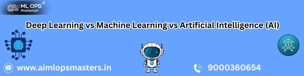 Deep Learning vs Machine Learning vs Artificial Intelligence (AI)
